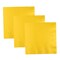 5" Bulk Pack of 50 School Bus Yellow Paper Beverage Napkins